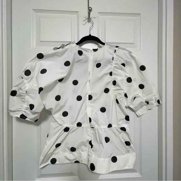 NWT GANNI Polka Dot Top - Picture 9 of 10